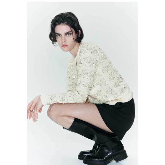 Zara beaded knit cardigan - Picture 6 of 10